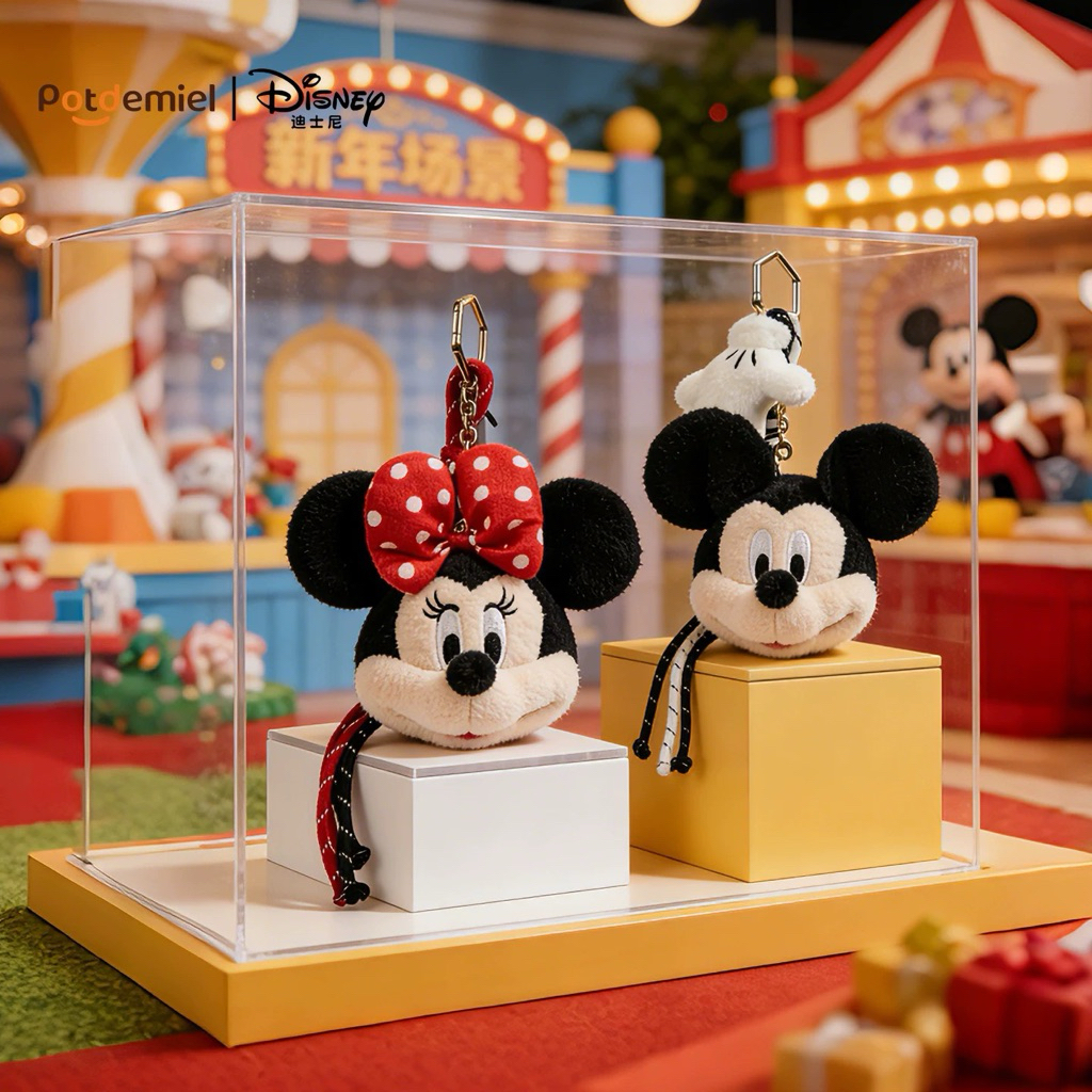 ✨พรีออเดอร์✨ พวงกุญแจตุ๊กตามิกกี้เมาส์ ดิสนีย์ Mickey and Minnei Mouse (POTDEMIEL) ลิขสิทธิ์แท้ 💯%