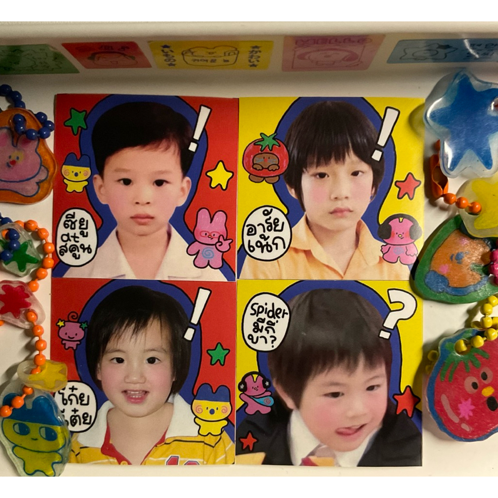 sticker bus 20 ชิ้น (thai,nex,phu,aa)