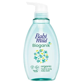 BABI MILD - Bioganik Organic Head & Body Baby Bath (380ml.) เบบี้มายด์ ไบโอแกนิก ออร์แกนิก เฮด & บอดี้ เบบี้ บาธ 380 มล.