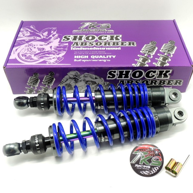 โช็คโชบิ แท้V.2 แกนรุ้ง ปรับรีบาวได้จิง สำหรับ WAVE ทุก รุ่น,DREAM,ดรีม110i  มี 3 สี 2 ขนาด300/320mm แถมสติ๊กเกอร์ - รูปที่ 2