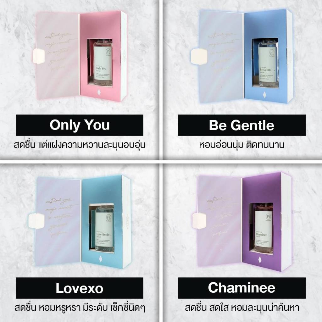 น้ำหอม pi perfume น้ำหอม12กลิ่น  ขนาด 20ml