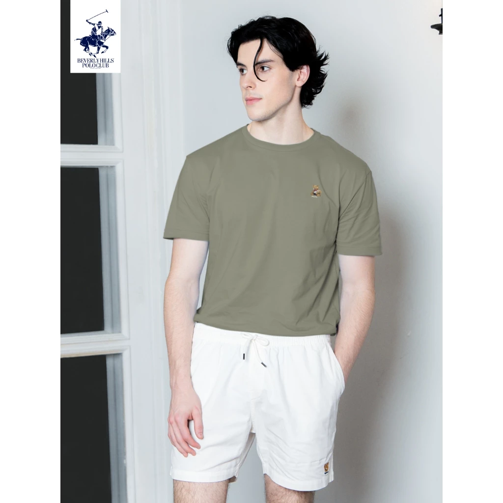 BEVERLY HILLS POLO CLUB เสื้อยืดคอกลมแขนสั้นทรงใหม่ รุ่น BNSV040 ปักหมีเล็ก