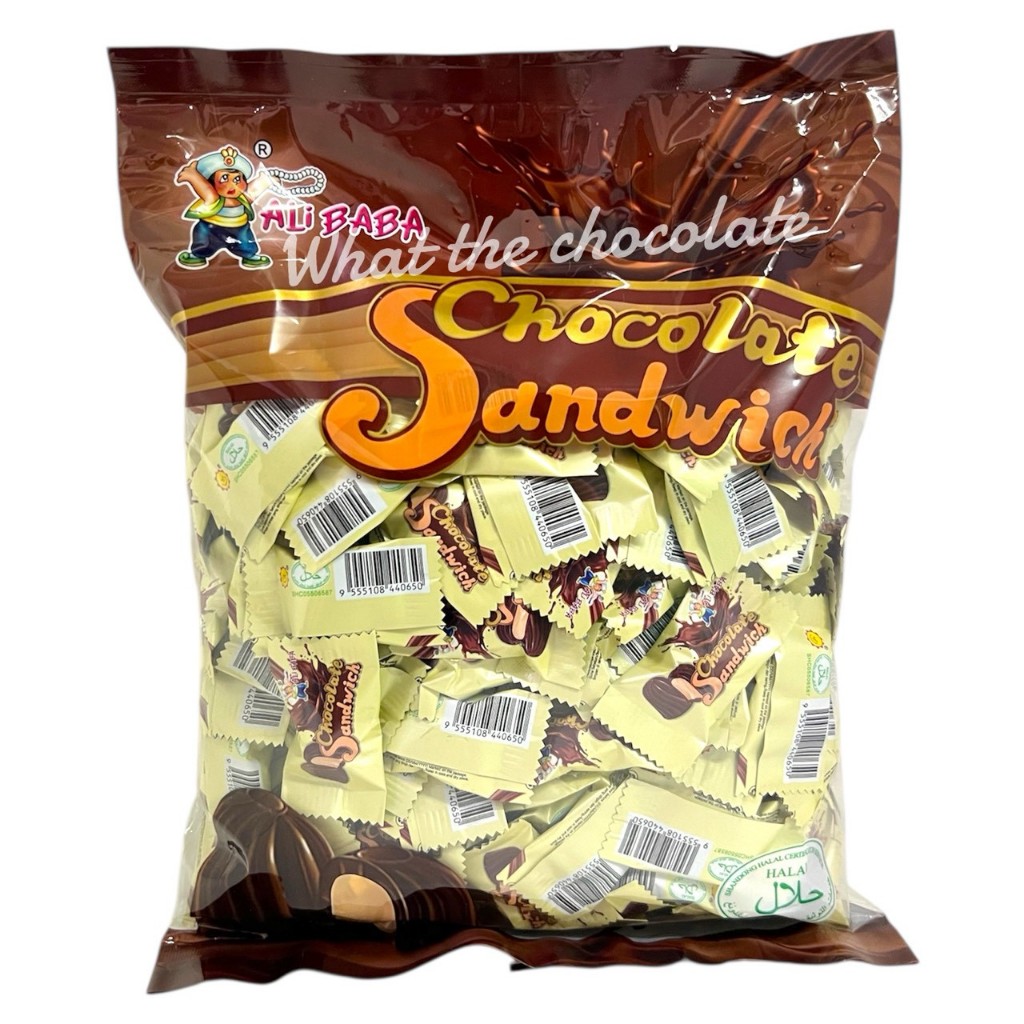Chocolate sandwich ช็อคโกแลตสอดไส้นมวานิลลา (ห่อยักษ์ 500g.)