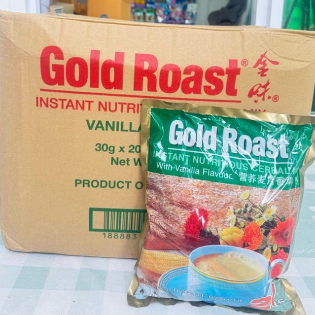 (ยกลัง30ถุง 1คำสั่งซื้อ/ไม่เกิน1ลัง) ข้าวโอ๊ตชงสำเร็จรูปGold Roast โอ๊ตมาเล รสวานิลลา