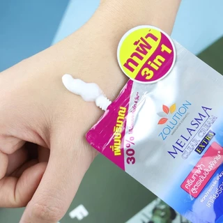 Zolution ครีมทาฝ้า ลดฝ้า กระ จุดด่างดำ 10g สูตรเข้มข้น บำรุงผิวหน้า [0602]
