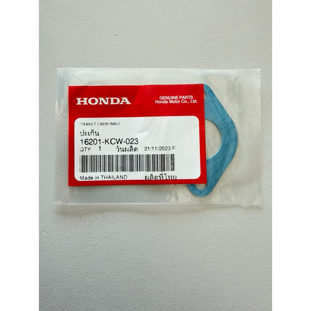 ปะเก็นคอท่อไอดี package ล่าสุด! จุดใส่ NO.6(แท้ศูนย์ HONDA 100%)Wave100 Wave100s Wave100z ปี05 Wave125 R Wave125s ปี 04