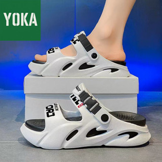 YOKA รองเท้าแตะ EVA ใส่สบาย กันลื่น ปรับสายได้ ผู้หญิงผู้ชาย…