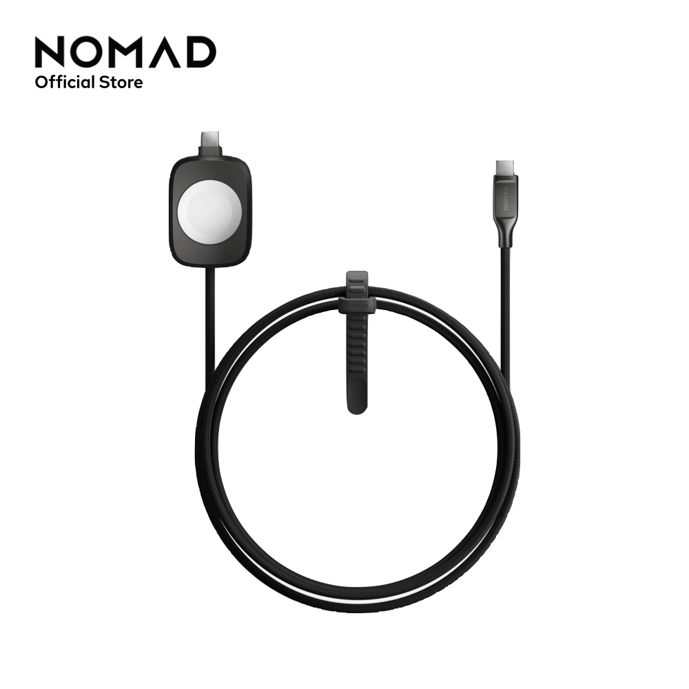 NOMAD สายชาร์จ Universal Cable ใช้สำหรับ Apple Watch - 1.5m Carbide