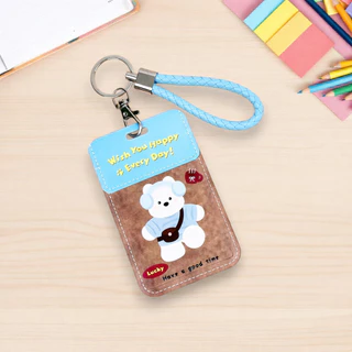 [พร้อมส่ง✅] ที่ใส่บัตร+พวงกุญแจคล้องบัตร (ตามภาพ) สำหรับคีย์การ์ด บัตรโดยสาร บัตรนักเรียน บัตรพนักงาน ฯลฯ Biangels🌟
