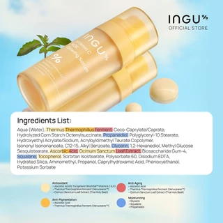 INGU Vitamin C AOX Glowing Serum 30ml อิงกุ เซรั่มวิตามินซี