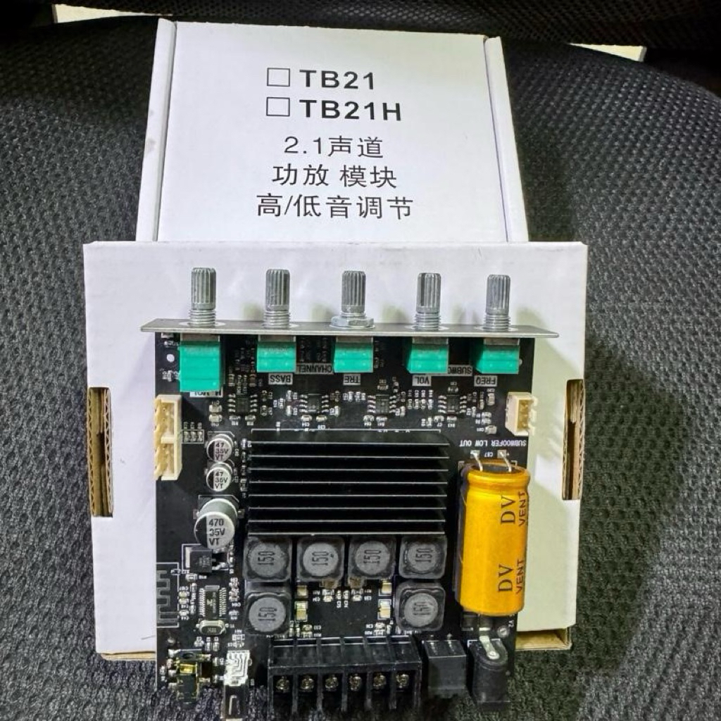 แอมป์TB21-HS กำลังขับ200w 12-24v รองรับaux usb บลูทูธ จุดต่อซับแยก ปรีไมค์ ชิปชยายใหญ่ เสียงใสแรงพุ่