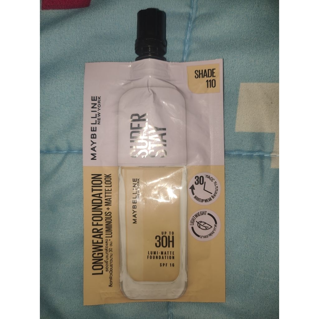 Maybelline Superstay Lumi-matte Foundation แบบซอง