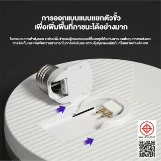 หลอดไฟ LED UFO โคมไฟเพชร ลายเพชร หลอดไฟ 55W/75W/105W/130W โคมไฟซาลาเปา หลอดไฟจานบิน ไฟเพดาน