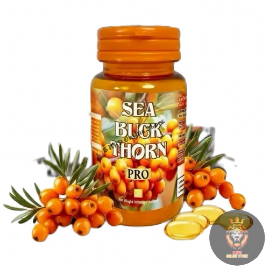[สูตรใหม่]Sea Buckthorn Pro Oil น้ำมันซีบัคธอร์น ผลไม้มหัสจรรย์ ของแท้ 100% ( 1 กระปุก x 30 แคปซูล )