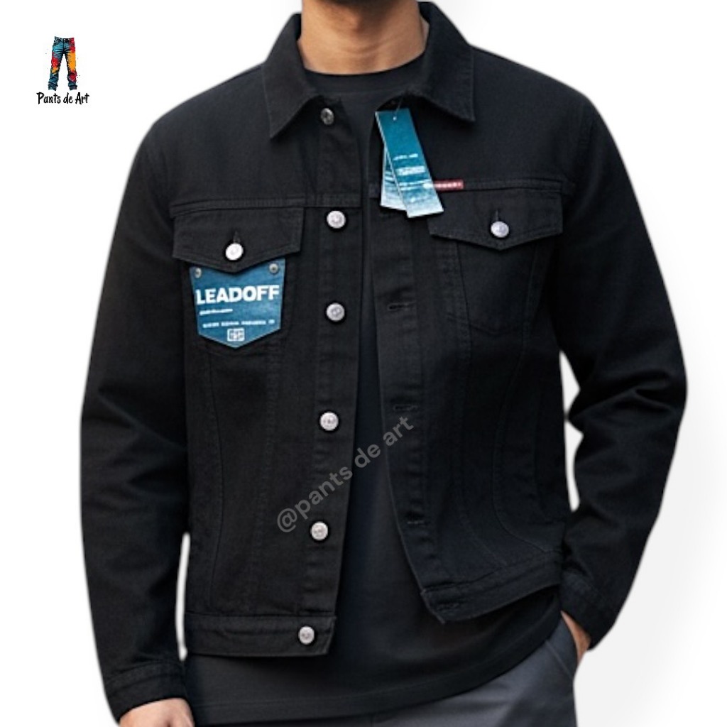 PANTS DE ART แจ็คเก็ตยีนส์ผู้ชาย ทรงสวย งานพรีเมียม | Denim Jacket | ใส่ได้ทุกวัน SIZE M,L,XL,XXL