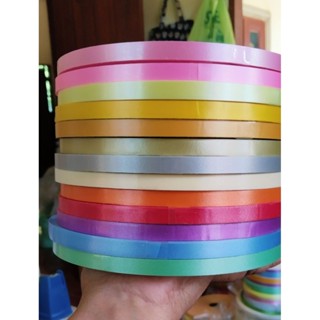 ริบบิ้นเนื้อทรายตราTw ขนาด9มิลยาว150หลา