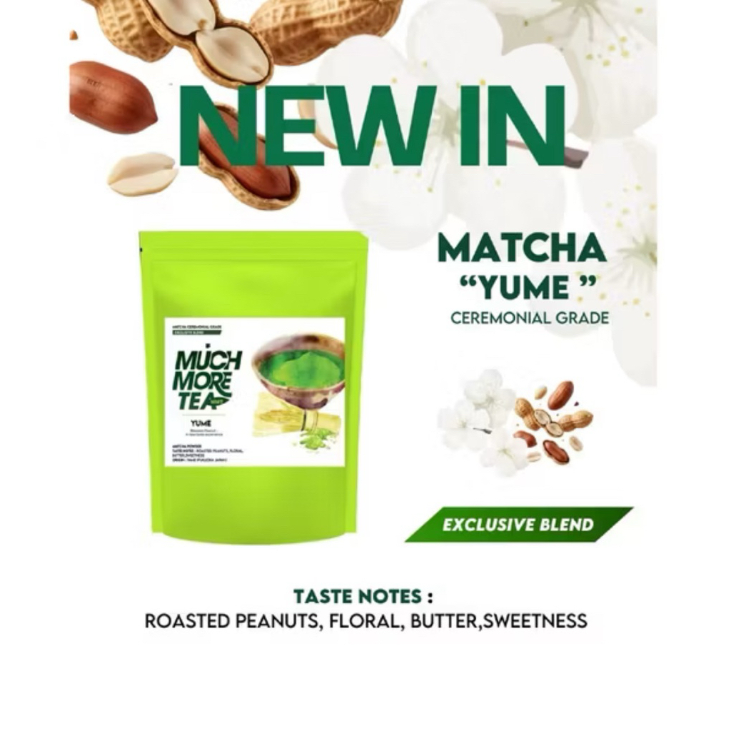 พร้อมส่งMuch more tea matcha โทนถั่ว
