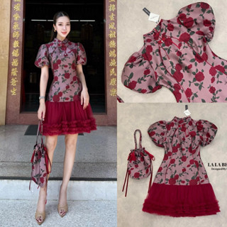 📌📌 พร้อมส่ง S M L XL 2XL 🏷️LALABELLE (📍มีกระเป๋า) กี่เพ้าผ้า…