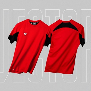 VOLT เสื้อซ้อมฟุตบอล  Vector Pro Edition Red Black สีแดง ดำ …