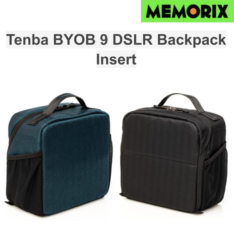 Tenba BYOB 9 DSLR Backpack Insert for DSLR and Mirrorless cameras and lenses – Black (636-622) / Blu