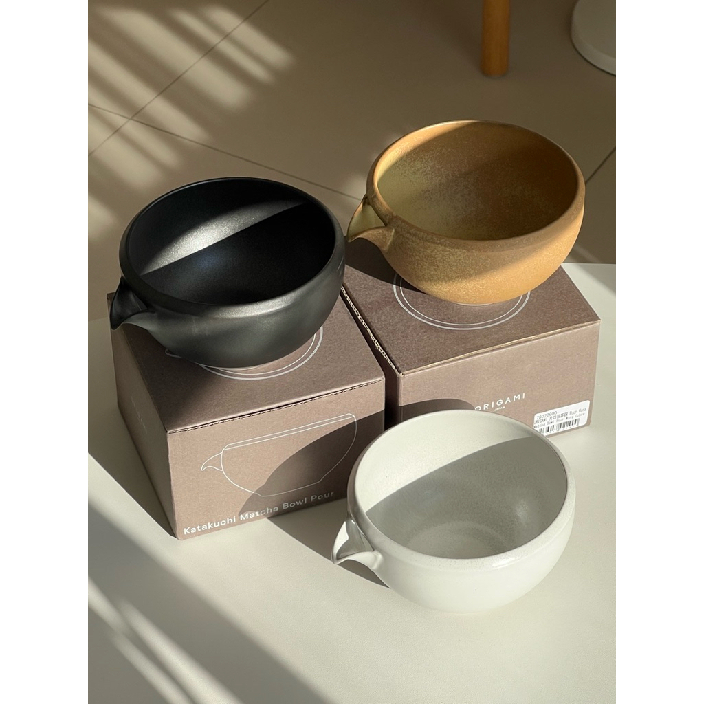 ORIGAMI Katakuchi Matcha Bowl Pour ถ้วยตีมัทฉะรุ่นใหม่