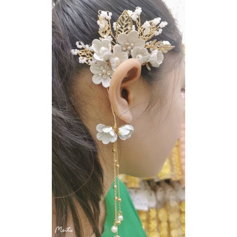 จอนหู คล้องหู ดอกไม้สวย