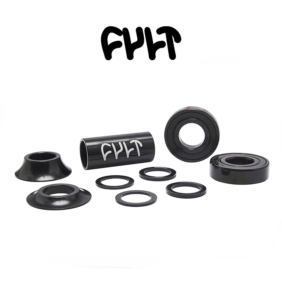 ชุดกะโหลกมิดบีบี จักรยาน BMX CULT MID BOTTOM BRACKET สีดำ