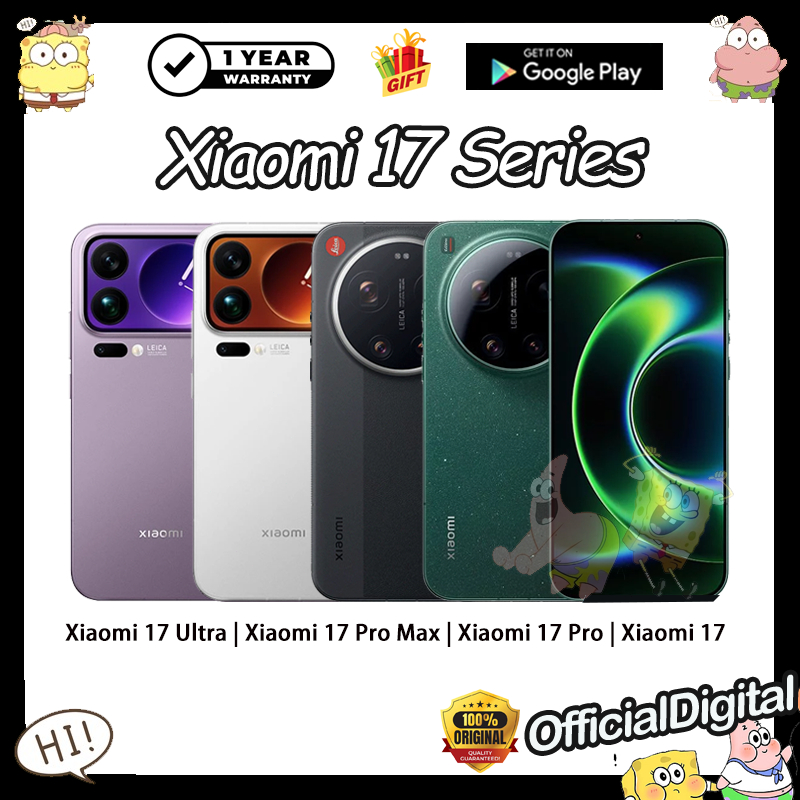 Xiaomi 17 Ultra Xiaomi 17 Pro Max Xiaomi 17 Pro Xiaomi 17 Snapdragon 8 Elite Gen 5  | สนับสนุน Googl