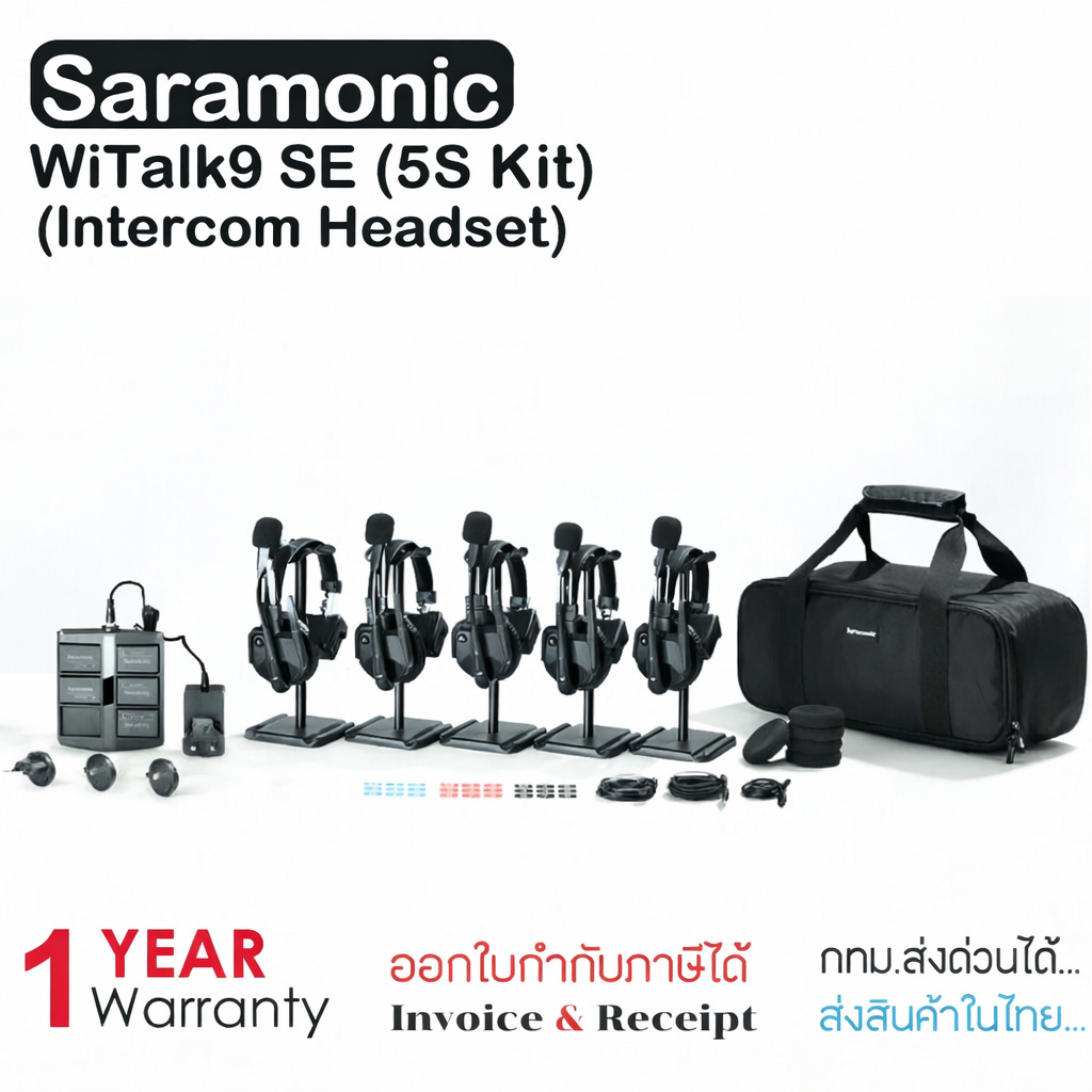 Saramonic WiTalk9 SE (5S Kit) Intercom Headset