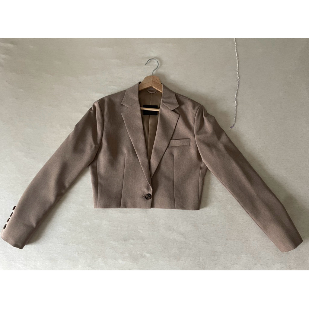 1/2 Blazer in Espresso Virginx