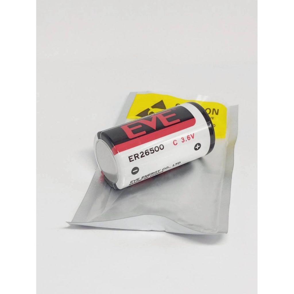 ถูกกว่า แบตเตอรี่ลิเธียม EVE ER26500 ขนาด C 3.6V ของแท้ Lithium Backup Battery.