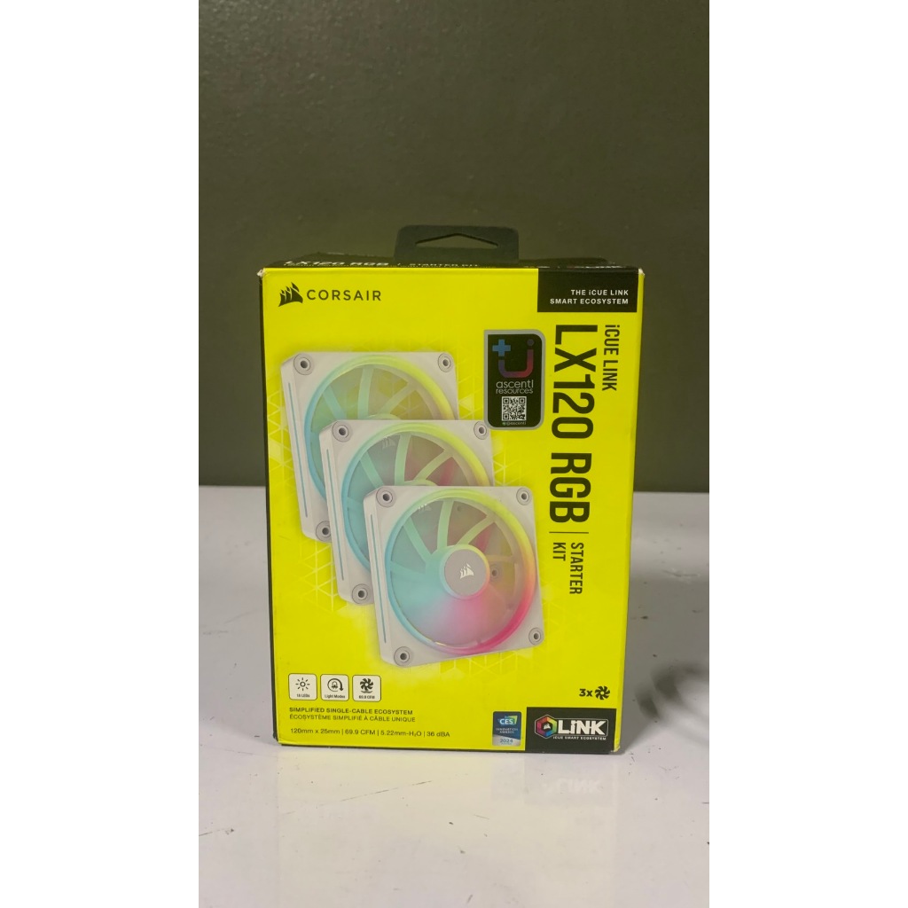 พัดลมเคส LX120 RGB 120mm | แสงสวย ลมแรง เสียงเงียบ | ใช้ได้กับทุกเคส