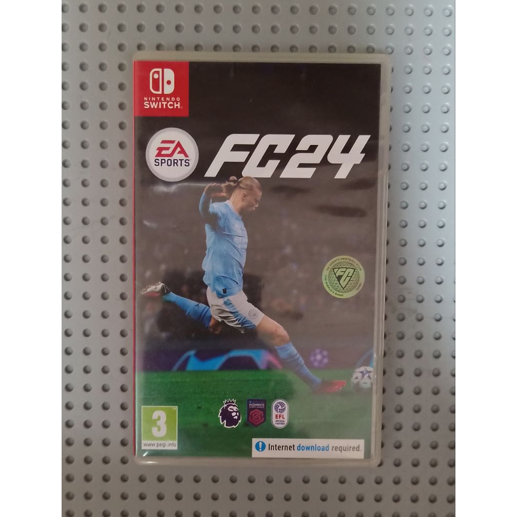 แผ่นเกม NINTENDO SWITCH (มือ2) : EA SPORTS FC 24 (ปกกล่องมีรอยทั่วไปเยอะพอสมควร)