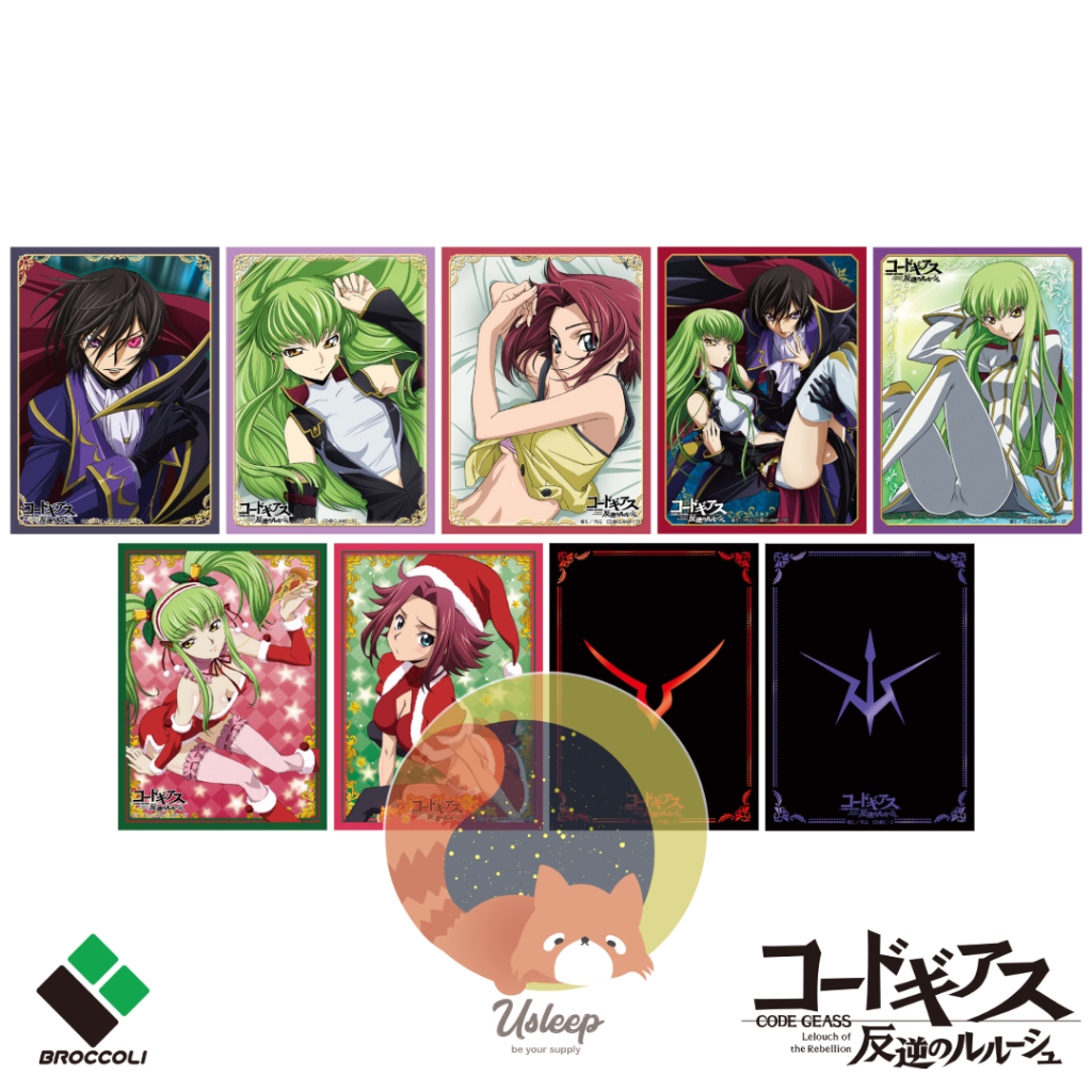 เศษสลีฟ Broccoli Character Sleeve Code Geass: Lelouch of the Rebellion Revival : Lelouch, C.C., Kallen Revival Ver.