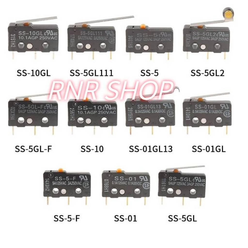 ลิมิต สวิตช์ Omron SS-5  SS-5GL SS-5GL2   SS-5GL13 สวิตซ์ pin 3-foot micro-motion limit switch