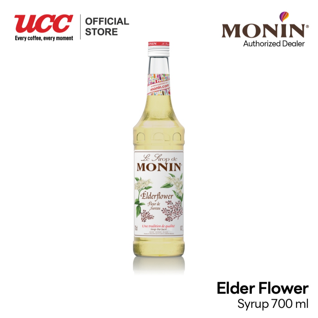 MONIN Elder Flower Syrup น้ำเชื่อมกลิ่นเอลเดอร์ฟลาวเวอร์ 700ml.
