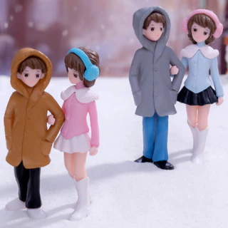 ตุ๊กตาคู่รัก ตุ๊กตาบ่าวสาว ครอบครัวจิ๋ว เค้กแต่งงาน ร้านไทยพร้อมส่ง สีสวยวางบนเค้กได้ ส่งไวได้เร็ว