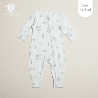 Snow Owl Romper ชุดรอมเปอร์แบบซิป 6 - 12 เดือน Zip 2 WAY (คละแบบคละลายคละคอลเล็คชั่น)