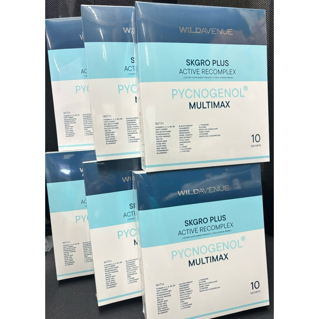 Wild Avenue SKGRO Plus Active Recomplex 10 Sachets ผลิตภัณฑ์เสริมอาหาร