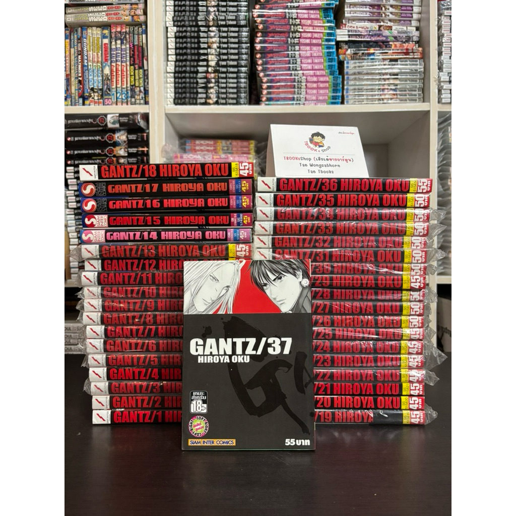 (มี2ชุด)Gantz 1-37 สภาพมือสอง มือหนึ่งปนสะสม/มือสอง