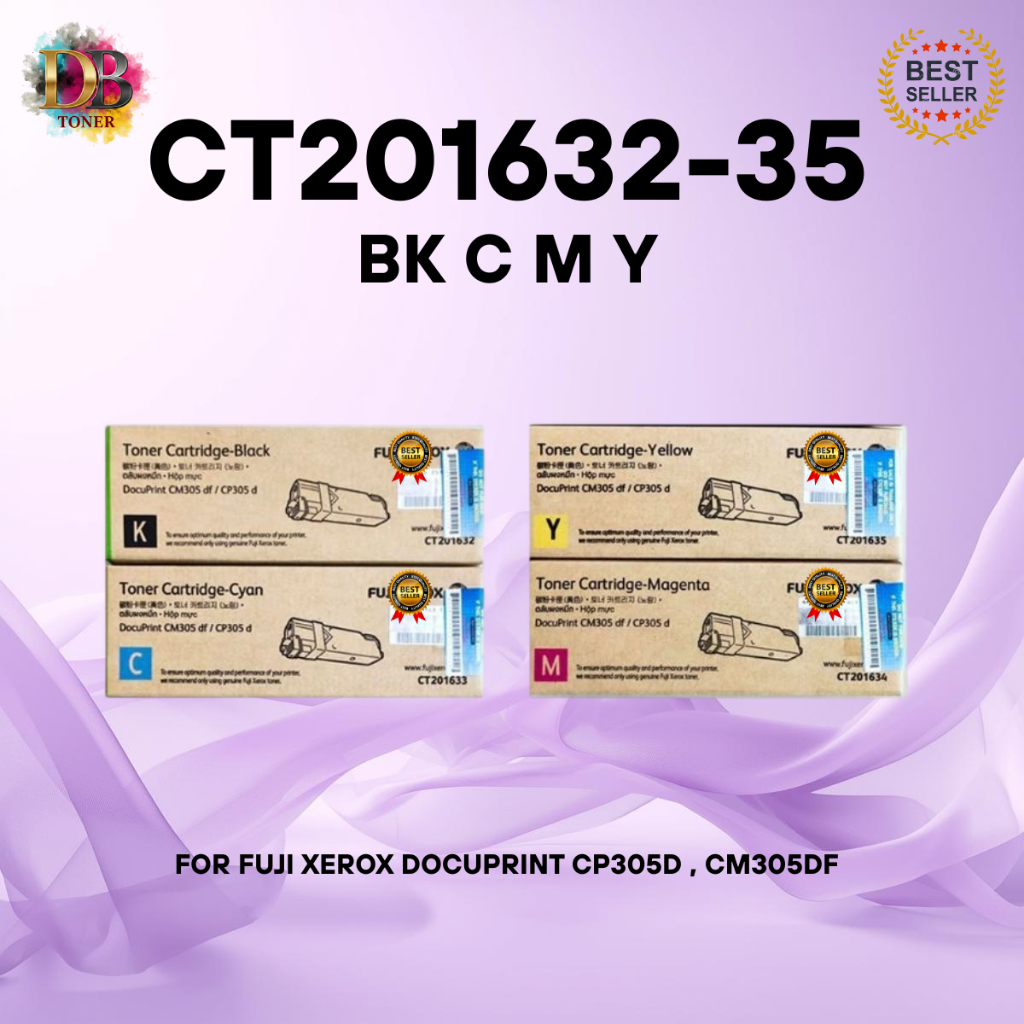 FujiFilm CT201632-5 BKCMY สำหรับเครื่อง CP305d/CM305df