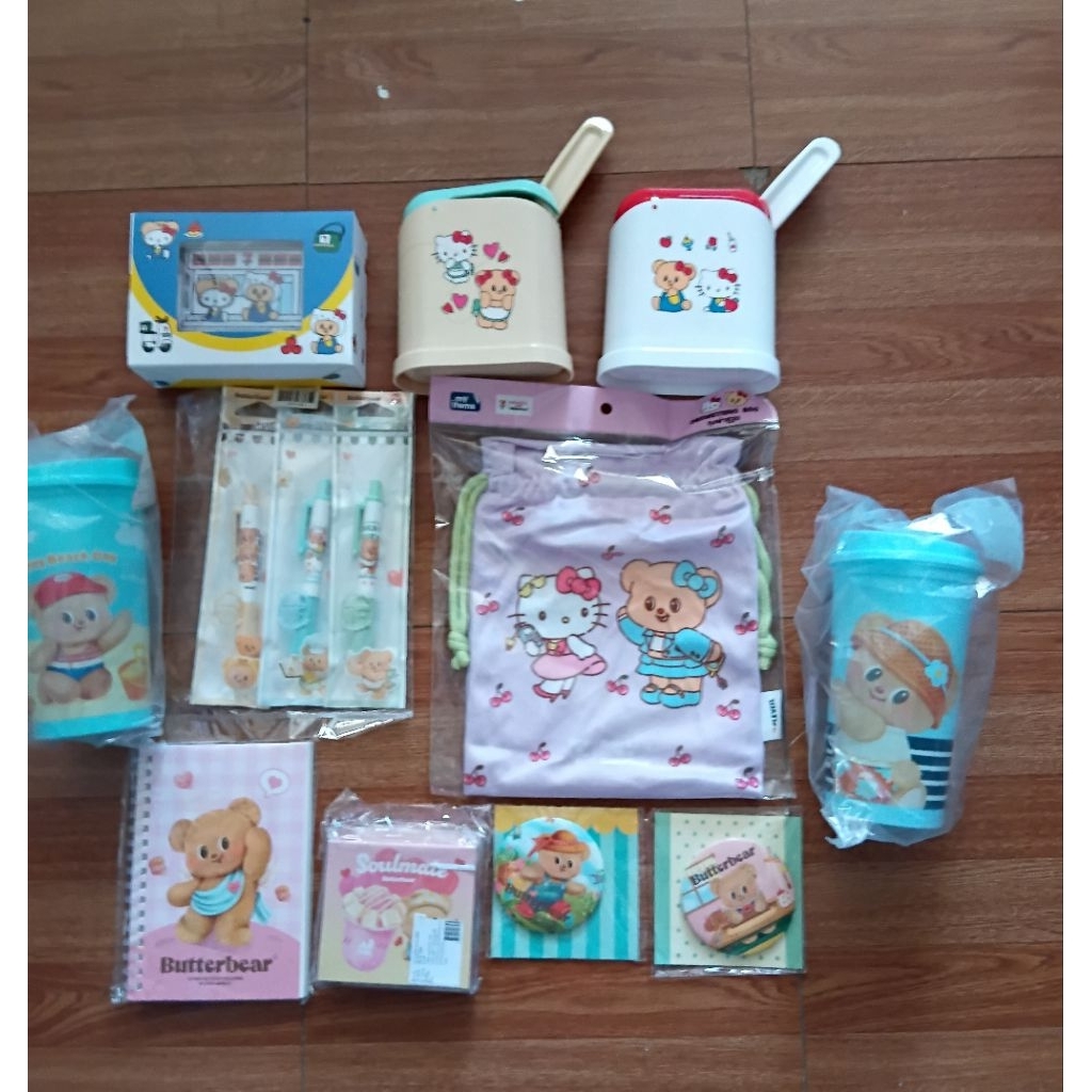 🩷พร้อมส่ง🩷สินต้าพรีเมี่ยม butterbea น้องเนย หมีเนย kitty r ลิขสิทธิ์แท้ 7-11