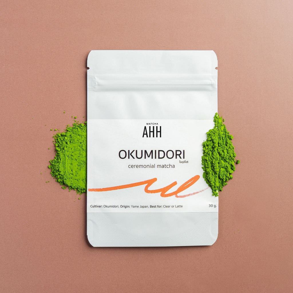 มัทฉะ Yame Okumidori 30g โทนถั่ว [Matcha AHH] | ผงมัทฉะพรีเมี่ยม เกรดพิธีชงชาแท้จากญี่ปุ่น | Matcha Powder รสชาติดี
