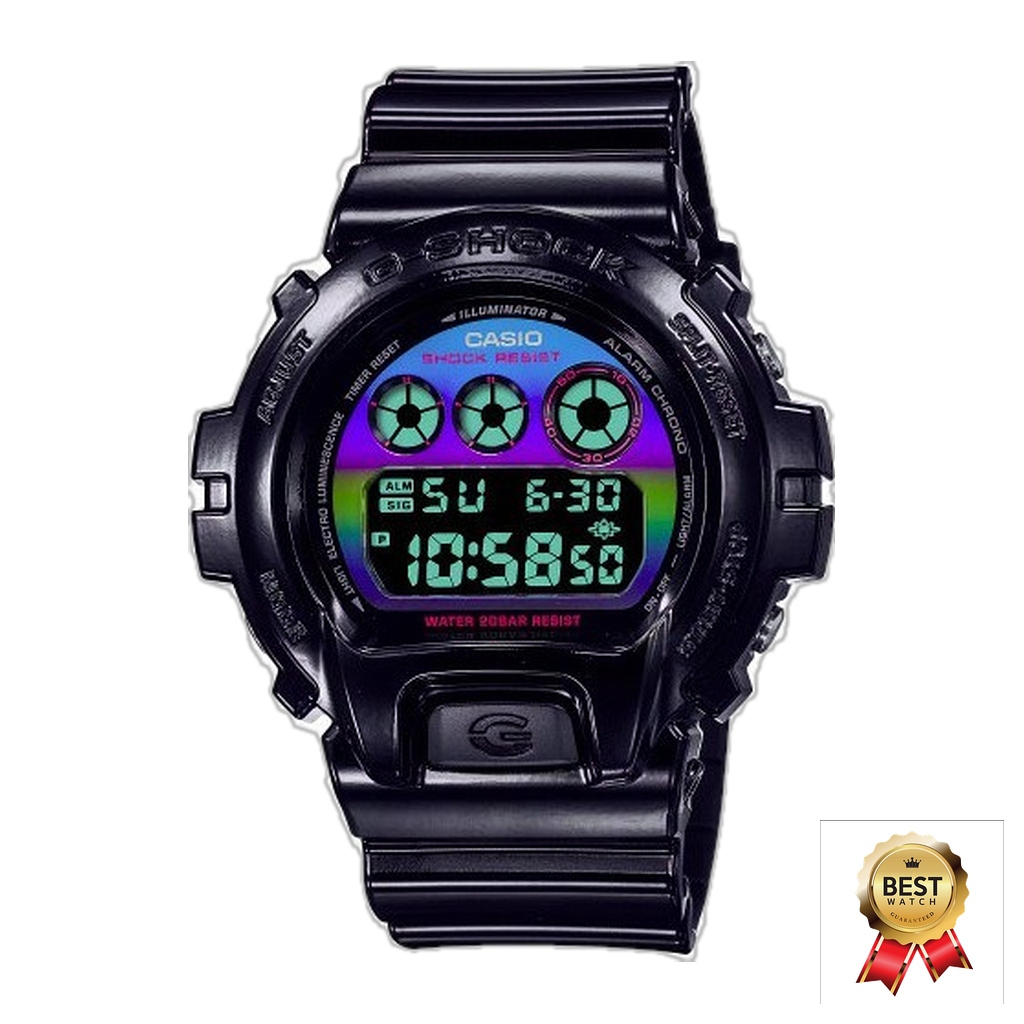 แท้แน่นอน 100% กับ G-SHOCK DW-6900RGB-1D อุปกรณ์ครบทุกอย่างพร้อมใบรับประกัน CMG ประหนึ่งซื้อจากห้าง