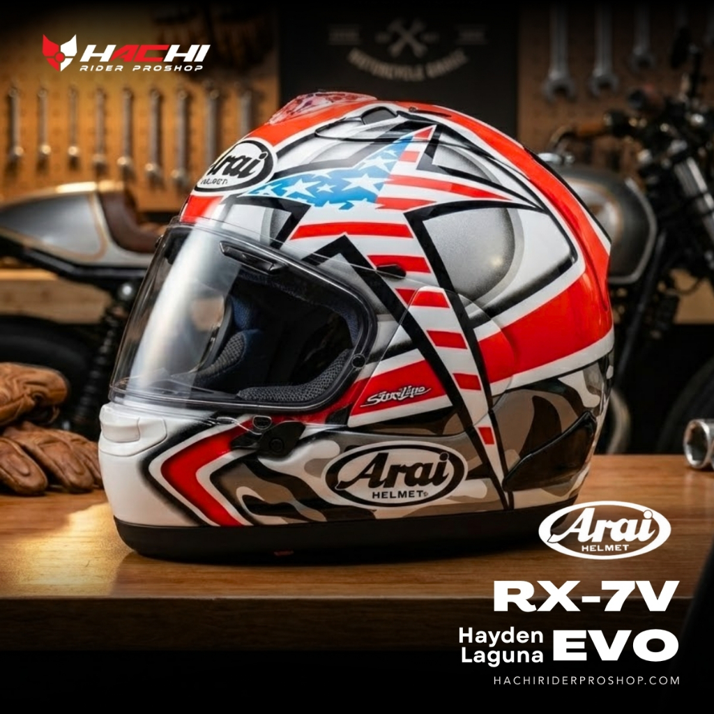 ARAI RX-7V EVO - Hayden Laguna