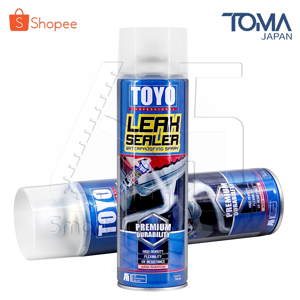 [ลดพิเศษ] TOYO LEAK SEALER สเปรย์อุดรอยรั่ว สเปรย์กันน้ำรั่วซึม สเปรย์กันรั่ว กำแพง หลังคา พื้น สมานรอยแตก ขนาด 750 ml.