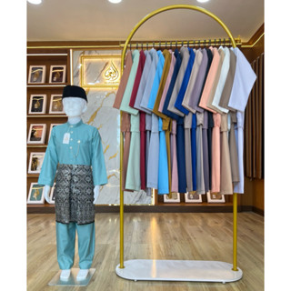 ชุดกุรตาเด็ก 2ขวบ-7ปี (แขนยาว เซต ) รุ่นกระดุมโซ่ +ผ้าซัมปิง…