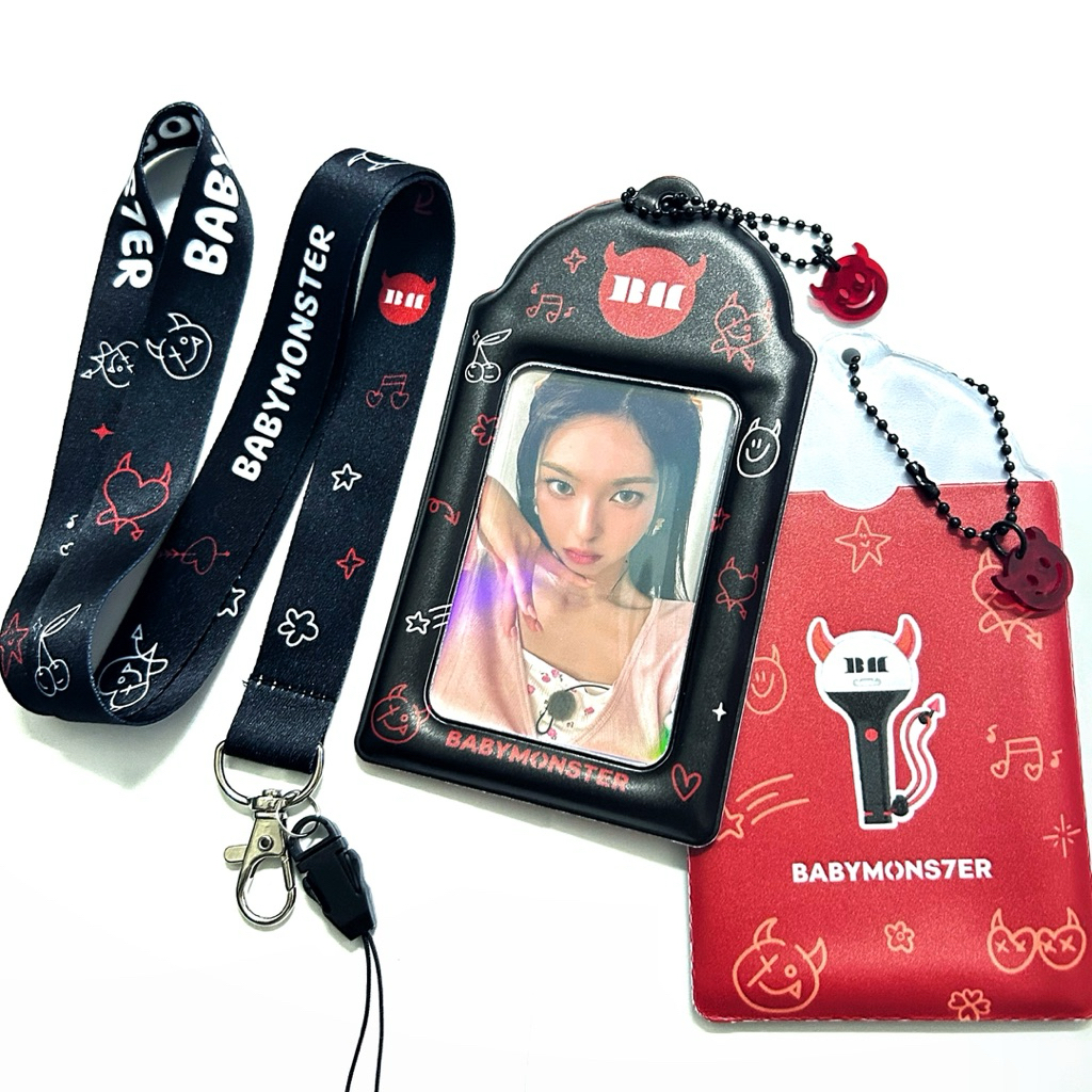 BABYMONSTER 👿  Card holder + สายคล้องบัตร สายคล้องคอ