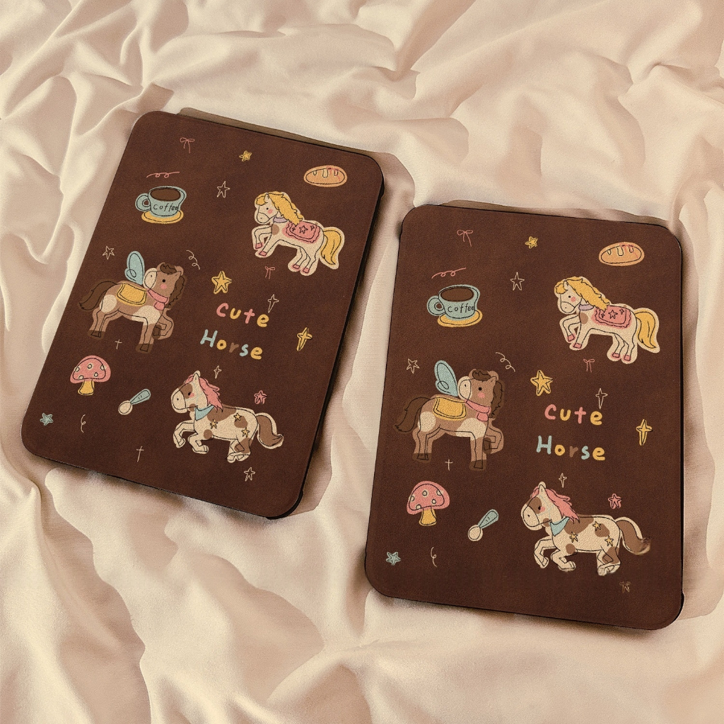 🚚ส่งใน 24 ชม🚚 เคสไอแพด Air7 Gen11 Cute Horse หมุนได้ 360° iPad Gen10 Gen9 Air6 mini7 Pro11/13 2025