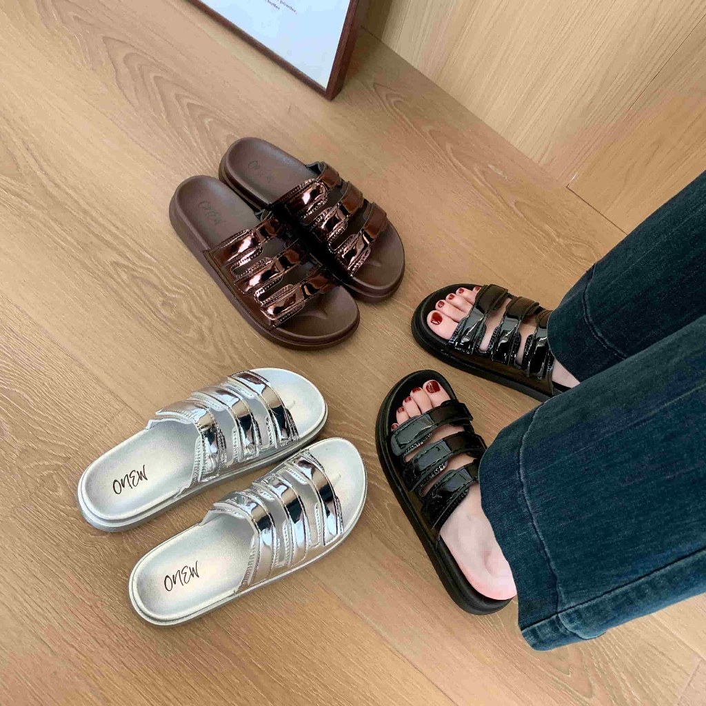 รองเท้าแตะผู้หญิงรุ่นใหม่ Birkenstock อเนกประสงค์ พื้นหนา สวมใส่สบาย เหมาะสำหรับชายหาดและลำลอง